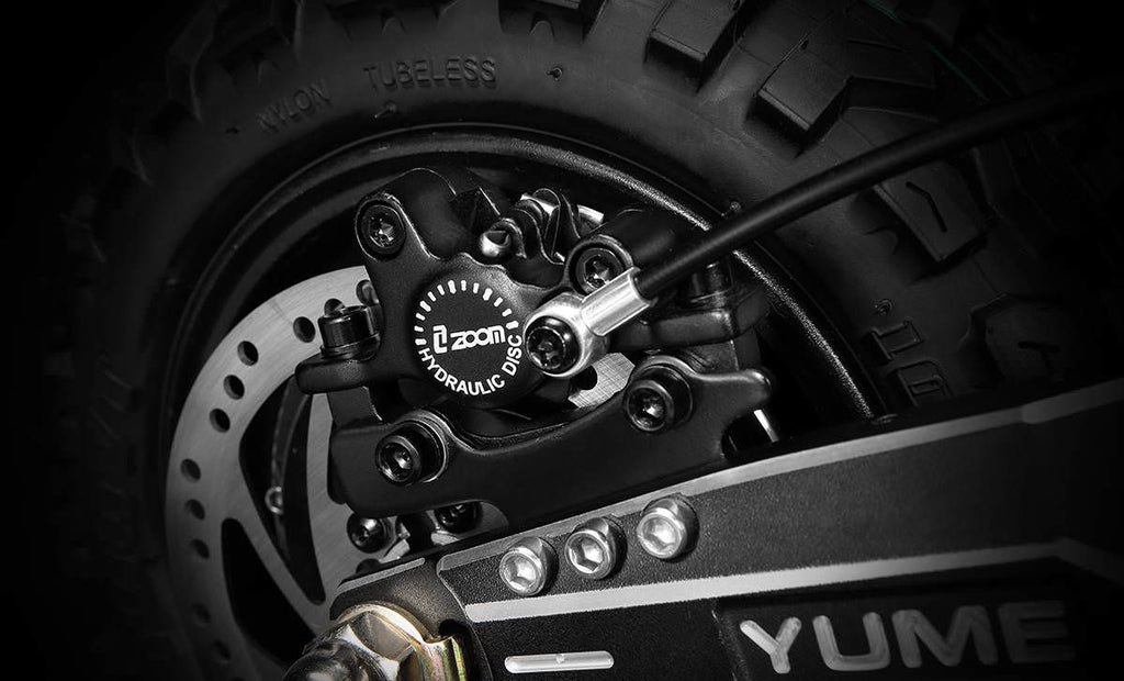 Yume Raptor 60V 6000W 50MPH Electric Scooter disk brakes
