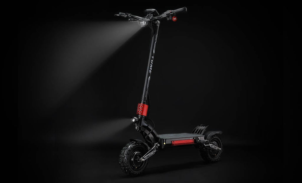 Yume Raptor 60V 6000W 50MPH Electric Scooter headlights