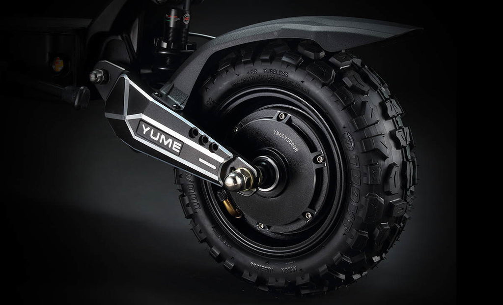 Yume Raptor 60V 6000W 50MPH Electric Scooter tires