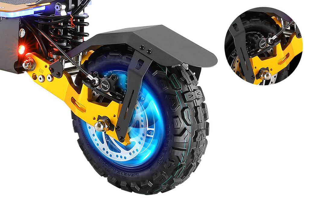 Yume X11 6000W 50MPH Foldable Electric Scooter disk brakes