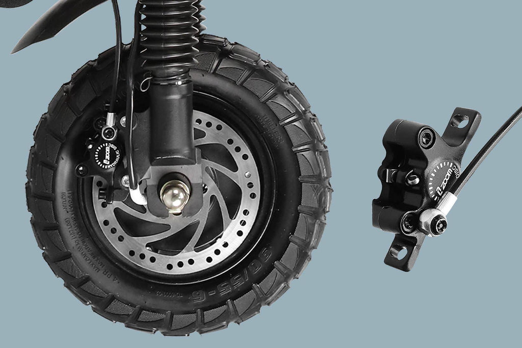 Yume Y10 2400W 40MPH Dual Motor Electric Scooter disc brakes