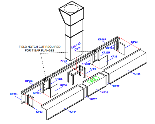 iDeal Side Downdraft Paint Booth Diagram